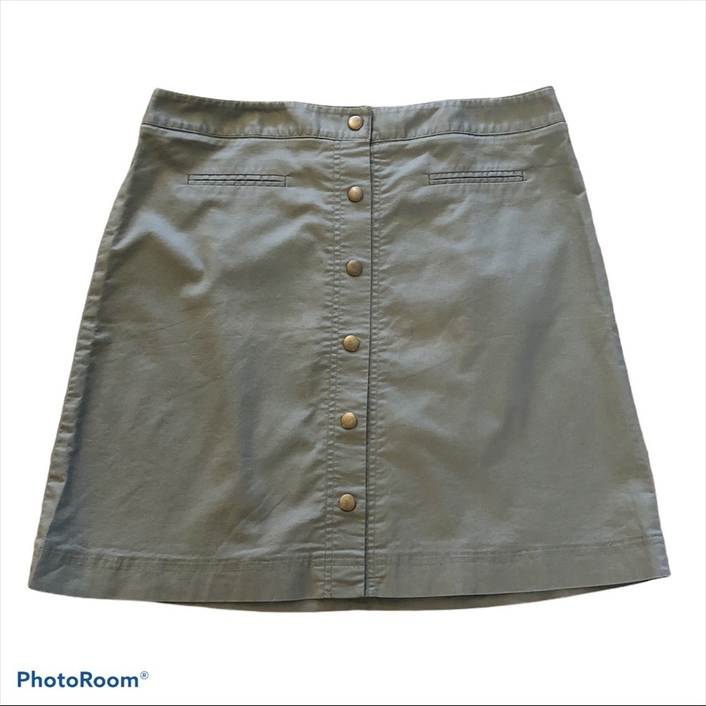 The Limited button down skirt